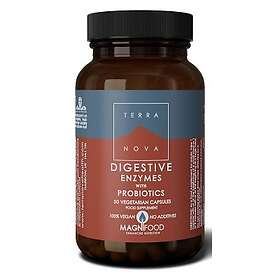 Terranova Digestive Enzymes with Probiotic Complex 50 kapslar