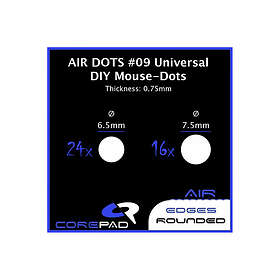 Corepad Dots AIR Universal DIY Ø 6,5/7,5mm 0,75mm