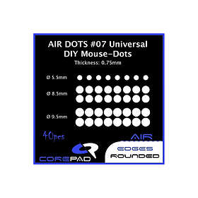 Corepad Dots AIR Universal DIY Ø 5,5/8,5/9,5mm 0,75mm