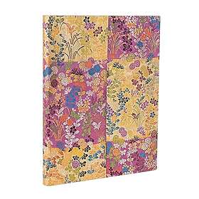 Ultra Kara-ori Pink (Japanese Kimono) Lined Softcover Flexi Journal (Elastic Ban