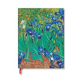 MINI Van Gogh’s Irises Lined Hardback Journal (Elastic Band Closure) (inbunden, 