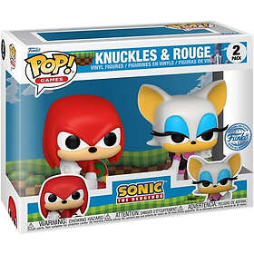 Funko Pop! Sonic The Hedgehog Knuckles & Rouge Vinyl Figure Special Edition