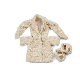 Smallstuff Doll Clothing Shoes & Bouclé Coat with bunny ears