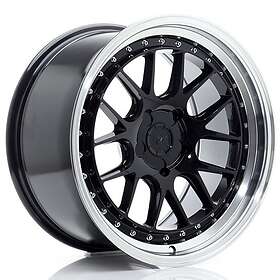 Japan Racing JR40 Gloss Black Machined Lip 9,5X18 ET15-35 CB72,6 5H