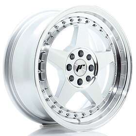 Japan Racing JR Wheels JR6 16x7 ET25 4x100/108 Silver Machined Face