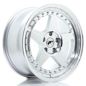 Japan Racing JR Wheels JR6 17x8 ET35 5x112 Silver Machined Face