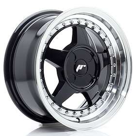 Japan Racing JR6 Gloss Black 7X15 ET20-35 CB67,1 4H