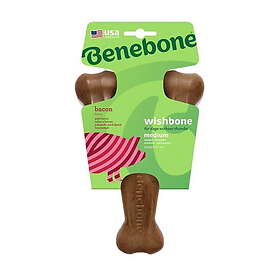 Wishbone Benebone Hundben i Nylon med Baconsmak (M)