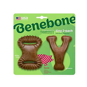 Wishbone Benebone 2-pack Dentaltugg och med Baconsmak XS