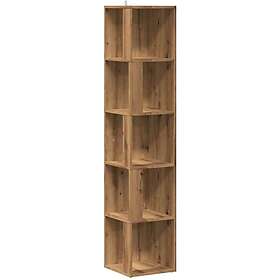 vidaXL Hjørneskap Artisan Oak 33x33x165cm Konstruert Tre