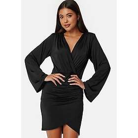 Bubbleroom Occasion Wrap Soft Short Dress