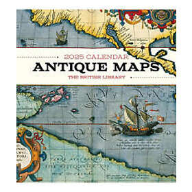 Antique Maps CAL25172: 2025 Wall Calendar