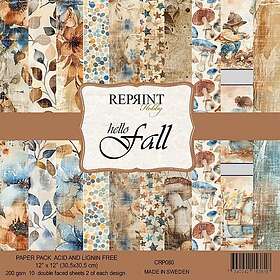 Reprint Paper Pad 12x12 Hello Fall