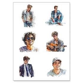 Reprint Papper A4 Klippark Cool Guy