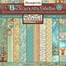 Stamperia Paper Pad 12x12 The Nutcracker Maxi Background