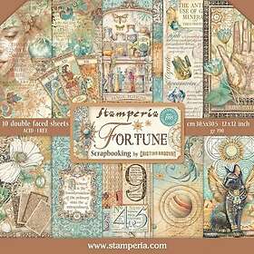 Stamperia Paper Pad Fortune 12x12 Tum