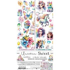 Craft o Clock Paper Pack Extra Set Combo O Unicorn Sweet