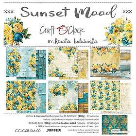 Craft o Clock Paper Pad 12x12 O Sunset Mood