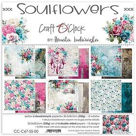 Craft o Clock Paper Pad 12x12 O Soulflowers
