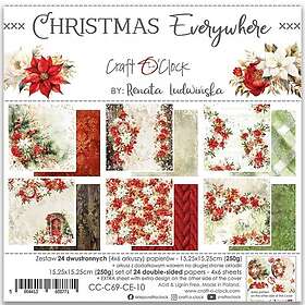 Craft o Clock Paper Pad 6x6 O Christmas Everywhere