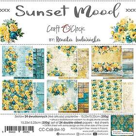 Craft o Clock Paper Pad 6x6 O Sunset Mood