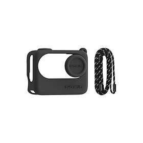 Sunnylife Lanyard Silicone Case for Insta360 GO 3S (black)