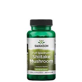Swanson Full Spectrum Shiitake Mushroom 500 mg 60 Capsules