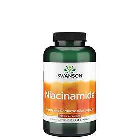 Swanson Niacinamide 500 mg 250 kapslar