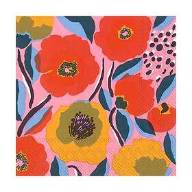 Marimekko Rosarium servett 33x33 cm 20-pack