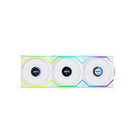 Lian Li UNI FAN SL Wireless LCD Reverse White RGB 3-pack (3x120m)