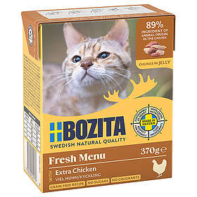 Bozita Feline Grain Free Tetra Bitar i gelé Rik på Kyckling 6x370g