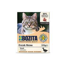 Bozita Feline Grain Free Tetra Bitar i sås Anka 6x370g