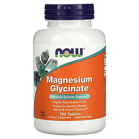 Now Magnesium Glycinate 180 Kapslar