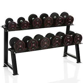 Gymstick Rack For 6 Pr Pro Rubber Dumbbells, Ställning hantlar