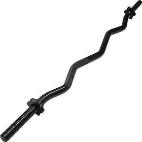 Gorilla Sports Curlstång BLACK 120 cm Stjärnlås 30 mm