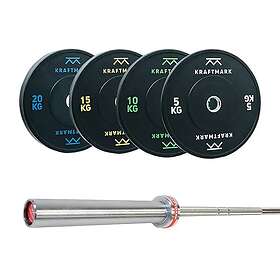 Kraftmark Internationellt Viktset 100kg Skivstång Cf 3.0