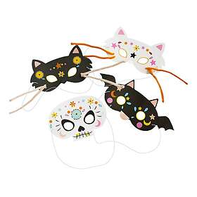 Masker Halloween DIY Kit för Barn 8-pack