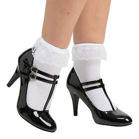 Strumpor med Spets Vit One size