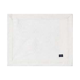 Lexington White jacquard cotton bordstablett 40x50 cm