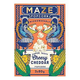 Maze Popcorn Cheesy Cheddar 3x80g