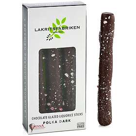 Lakritsfabriken Lakritsstänger Mörk Choklad & Polka 45g