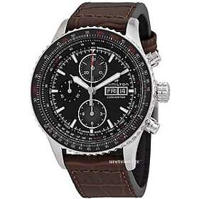 Hamilton H76726530 Khaki Aviation Svart/Läder Ø44 mm