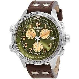 Hamilton H77932560 Khaki Aviation Grön/Läder Ø46 mm