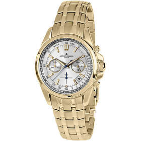 Jacques Lemans 1-1830H Liverpool Silverfärgad/Gulguldtonat stål Ø40 mm