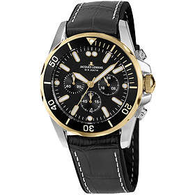 Jacques Lemans 1-2091D Liverpool Svart/Gummi Ø44 mm