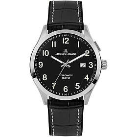 Jacques Lemans 1-2130D Hybromatic Svart/Gummi Ø40 mm