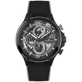 Jacques Lemans 1-2150A Manchester Grå/Gummi Ø44 mm