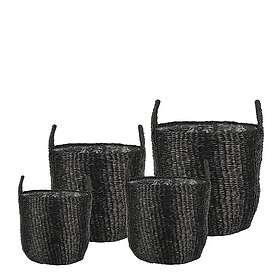 Gus Design Korg sjögräs 4-pack 35+30+25+20 cm svart