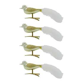 House Doctor Safar julgranspynt 17 cm 4-pack guld