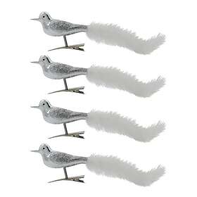 House Doctor Safar julgranspynt 17 cm 4-pack silver